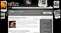 Desktop Screenshot of krize.medijskestudije.org