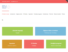 Tablet Screenshot of odsek.medijskestudije.org